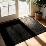 COSY HOMEER Nonslip Door Mat for Indoor, Absorbent Dirt Trapper Front Entryway Door Mat, 100% Polyester Welcome Entrance Mat Rug Modern Style, 60 x 90 cm