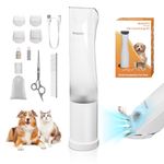 MIUGUYO Dog Shaver Clippers Low Noise Rechargeable Cordless Electric Quiet Hair Clippers Set for Dogs Cats Pets