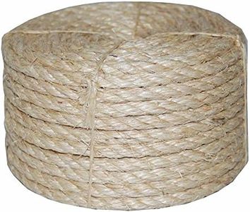 T.W. Evans Cordage Co. 22-210 1/4 in. x 100'. Twisted Sisal Rope