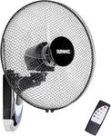 Duronic Wall Fan FN55 Wall Mounted with Remote Control | 16 Inch Head | Timer Function | Cooling for Summer in The Home | Office