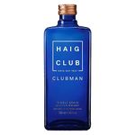 Haig Club Clubman Single Grain Scotch Whisky | 40% vol | 70cl | Matured Exclusively in Bourbon Casks | Scottish Whisky | Notes of Vanilla & Coconut | Also for Whiskey & Cola Drinks