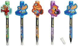 GEDDES Raymond Dog Man Spy Pen, Dual-Sided Invisible Ink Pens With UV Light for Kids (12 Pack)