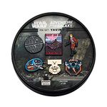 STAR WARS Meet Me at Yavin Metal-based and Enamel 6 Lapel Pin Set Comes in an Officially Licensed Box with Back Support. (Amazon Exclusive). Color: Multicolor