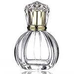 Homeyes 50ML 1.7 OZ Refillable Atomizer Spray Glass Empty Perfume Bottles for Travel