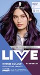 Schwarzkopf LIVE Intense Colour 087 Mystic Violet, Long-lasting Permanent Violet Hair Dye, With Extra Colour Refresh Gloss