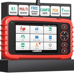 LAUNCH OBD2 Scanner CRP123X Elite, 2025 Lifetime Free WiFi Update scan Tool, FCA SGW, SAS Calibration/Throttle/Brake/BMS/D-P-F/Oil Reset/ABS bleeding, Multi Systems Car Scanner, Battery Test, Auto VIN