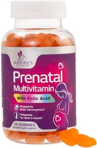 Folic Acid Prenatal Gummy for Women - Prenatal Vitamin Gummies With Folate - Pregnancy Support Supplement with Vitamins C, D3, B6, B12 & Omega 3 Prenatal Multivitamin, Non-GMO - 120 Gummies