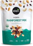 Elan Organic Rainforest Mix, 150g, Healthy Snacks, Dried Fruits (Raisins, Coconut, Dried Cranberries), Nuts (Roasted Cashews, Roasted Almonds), Non-GMO, Gluten-Free, Vegan, Kosher