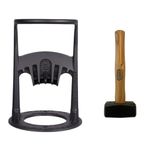 Kindling Cracker™ Original Firewood Splitter With Fandango Fire Tools Sledge Hammer