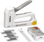 Shall Light Duty Staple Gun for Wood - White Upholstery Staple Gun with 1600pcs JT21 Staples 1/4, 5/16, 3/8 inch and Staple Remover - Fabric Stapler Gun for Crafts, DIY, Decoration