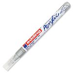 edding 5300 acrylic marker fine - silver - 1 waterproof acrylic paint marker - fine round nib 1-2mm - acrylic paint pen for drawing on canvas, art paper and wood - acrylic markers for pebbles