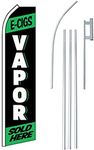 NEOPlex - "E-Cigs Vapor Sold Here Complete Flag Kit - Includes 12' Swooper