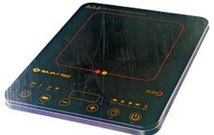 Bajaj ABS Majesty Slim 2100-Watt Induction Cooktop | 8 Auto Cook Indian Menu | Feather Touch Controls | Pre-set Timer | 1 Yr Warranty 【Black】