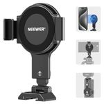 NEEWER Magnetic Phone Tripod Mount Adapter with Arca Type Base, Cold Shoe, Adjustable Height 180° Tilt Compatible with MagSafe iPhone 15 14 13 Pro Max 15 14 Plus 13 12 Samsung Huawei Android, SP-06