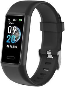 Cloudpoem Fitness Tracker with Heart Rate Sleep Monitor Step/Calories Counter,IP68 Waterproof Fitness Watch with Pedometer for Women Men,SMS/SNS/Phone Call Notification for Android iOS Smartphones
