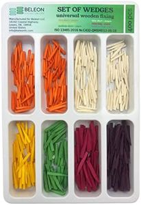 Wooden Wedges Dental, Teeth Interproximal Wedges Disposable Fixing Materials for Dental Restoration, Impregnated with Hemostatic Composition Dental Set 400pcs