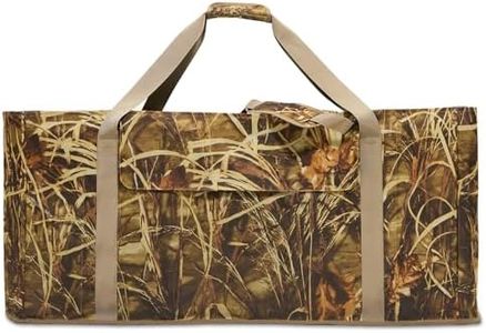 Quovexa Decoy Bag, 12 Slot Duck Decoy Bag with Bottom Drains, Padded Shoulder Strap Duck Hunting Bag, Decoy Bags, Duck Hunting Accessories, Waterfowl Blind Bag to Protect Duck Decoys, Hunting Gear