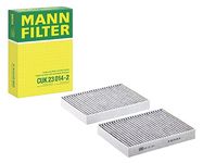 Mann Filter CUK 23 014-2 Automotive Cabin Air Filter with Activated Carbon, Car & Truck Passenger Compartment OEM Filter Replacement for BMW: X5, X7, 530i, and more