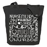 SAUIVD Nurse Canvas Tote Bag Nursin