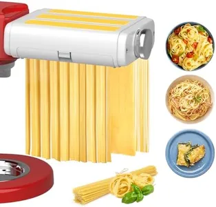 Pasta Maker Attachment for Kitchenaid Mixers, Noodle Maker 3 in 1 Set of Pasta Sheeter Fettuccine Cutter Spaghetti Cutter and Cleaning Brush, Kitchen aid Mixer Accessories- Pasta Roller and Cutter