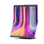 Mobile Pixels 2024 Geminos-T Dual 24" Stacked Computer Monitors with 1080P Webcam and Speakers, Vertical Desktop Monitor, Plug and Play, HDMI/USB-A/USB-C (Touchscreen)