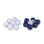 Uber Games Ladder Golf – Set of 6 spare Golf ball bolas – 3 x Navy & 3 x White – Made from real golf Balls spaced 12” (30cm) apart by rope - Suitable for families, kids & adults – Great party game