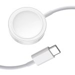 Watch Charger - 2024 Latest Version【MFi Certified】Watch USB-C Fast Magnetic Charging Cable (1m/3.3ft), for i-Watch Series Ultra 2/Ultra/9/8/7/6/5/4/3/2/1/SE, Type-C Portable Watch Charging Dock, White