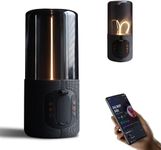 AUGE LIGHT Minimalist Table Lamp with Bluetooth Speaker, Unique Cordless Lamp Cool LED Lighting, Rechargeable Modern Desk Lamp with Touch Control, Portable Beside Lamp, Gift for Him/Her/Dad/Mom
