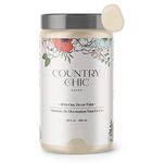 Country Chic Paint Chalk Style All-in-One Paint for Furniture, Home Decor, Cabinets, Crafts, Eco-Friendly, Minimal Surface Prep, Multi-Surface Matte Paint Cheesecake [Off White] Quart (32 oz)/ 950 ml (Pack of 1)