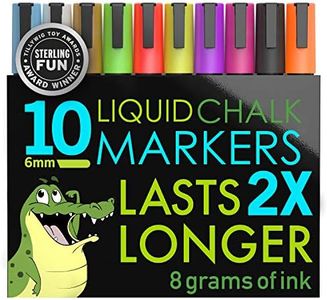 Crafty Croc 10 Pack Neon Chalk Markers