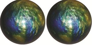 EPCO Duckpin Bowling Ball- Starline - Topaz Blue Pearl - 2 Balls (5 inch- 3lbs. 8 oz.)