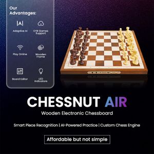 Chessnut Air Electronic Chess Board – Portable Digital Game Set