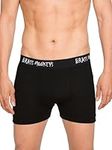 Brass Monkeys - 100% Pure Merino Wool - Boxers - Made in New Zealand - Warm & Soft, Thermal Underwear - Perfect for Outdoor Sports - Black, Large