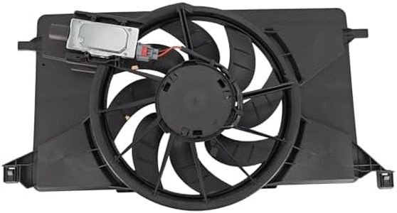Engine Radiator Cooling Fan Assembly with Control Module Compatible with Ford Focus 2.0L L4 2012 2013 2014 2015 2016 2017 2018 621-606 BV6Z8C607K
