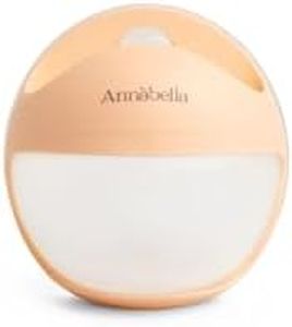 Annabella Manual Wearable Breastfeeding Pump and Collection Cup, 120 ml Hand Free Breast Pump, Silicone Wearable Pumps for Breastfeeding, BPA Free Breast Pump Hands Free, Portable Breast Pump