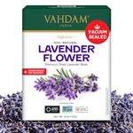 VAHDAM, Dried Lavender Flowers (170g) Culinary Lavender | Caffeine Free | Premium Grade, Non GMO | Perfect For Lavender Tea, Baking, Lavender Syrup | Vacuum Sealed Packaging for Freshness