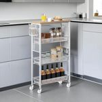 YITAHOME 4-Tier Slim Rolling Cart, 