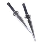 Hoappa Foam Dagger Prop for Outdoor Play, 14" Fake Knife for Costume Accessory Martial Arts Practice, 2 Pack
