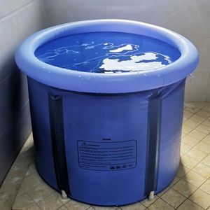 irtree Inflatable Portable Bathtub Foldable Bathtub Plastic Bath Tub Portable Soaking Tub Inflatable Spa tub Bathing tub for Adult Bathroom Foldable tub Adult Size Large Size