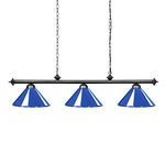 Wellmet Light for Pool Table 7ft/8ft/9ft, Vintage Kitchen Light for Man Cave, Kitchen, Dining Room, Bar