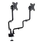 Allsop Monitor Arm Dual Black