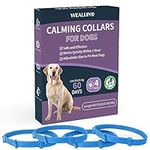 WEALLIN Calming Collar for Dogs-4 Packs, Dog Calming Collar Anxiety Relief for Dogs Adjustable, Dog Calming Collar, Pheromone Collar for Dogs with 60 Days Long-Lasting Effect, Blue