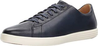 Cole Haan Men's Grand Crosscourt II Sneaker, Navy Leather Burnished, 10.5 Medium US