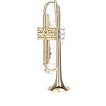 summina Trumpet Bb B Flat Brass Standard Exquisite with Mouthpiece Gloves