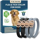 Flea and Tick Collar for Dogs, 4 Pa