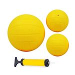 Feishibang Spike Game Balls Replacement Including 6" Training ball and 3.6" Competition Balls with Pump