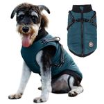 Norbi Warm Dog Coat,Dog Jacket for Small Dogs 2 in 1 Winter Dog Coat