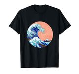 Great Wave off Kanagawa Japanese Art Style T-Shirt