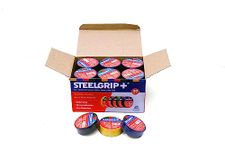 Pidilite Steelgrip Self Adhesive PVC electrical Insulation Tape - Pack of 30 Assorted Rolls (6.50m Each)