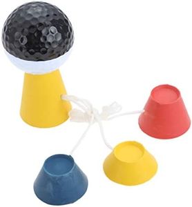 Winter Golf Tees, Durable Rubber Golf Tees with 4 Different Heights 38mm 22mm 18mm 12mm for Frosty Days Hard Ground Home Driving Range Mat Training Practice Kits